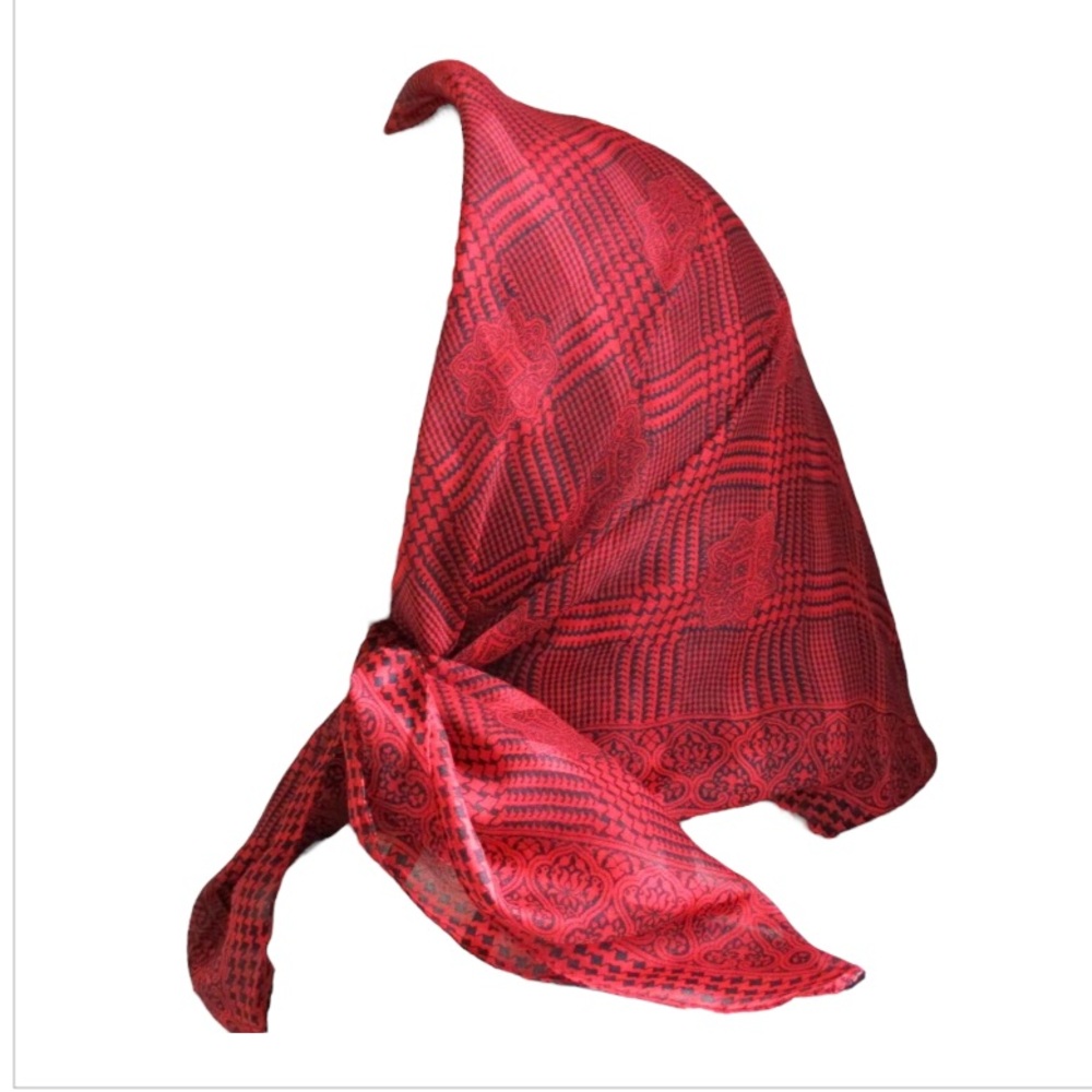 Made in Italy SILKEN POLYESTER Scarf